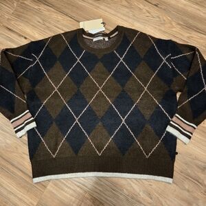 Scotch & Soda Women's Argyle Sweater - NWT